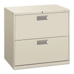 HON 600 Series Two-Drawer Lateral File, 30w x 19-1/4d, Light Gray HON672LQ