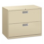 HON 600 Series Two-Drawer Lateral File, 36w x 19-1/4d, Putty HON682LL