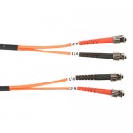 Black Box 62.5-Micron Multimode Value Line Patch Cable, ST-ST, 3-m (9.8-ft.) FO625-003M-STST