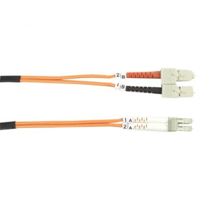 Black Box 62.5-Micron Multimode Value Line Patch Cable, SC-LC, 10-m (32.8-ft.) FO625-010M-SCLC