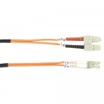 Black Box 62.5-Micron Multimode Value Line Patch Cable, SC-LC, 10-m (32.8-ft.) FO625-010M-SCLC