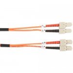 Black Box 62.5-Micron Multimode Value Line Patch Cable, SC-SC, 3-m (9.8-ft.) FO625-003M-SCSC
