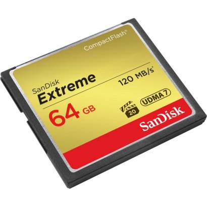 SanDisk 64GB Extreme CompactFlash (CF) Card SDCFXS-064G-A46