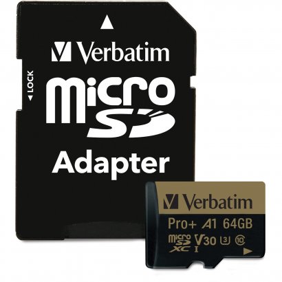 Verbatim 64GB Pro Plus microSDXC Card 70002