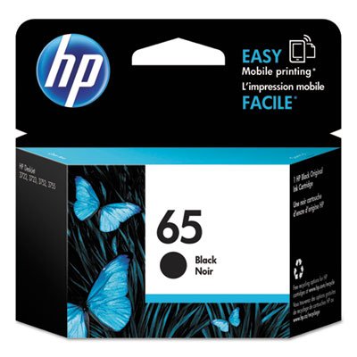 HP 65 Black Original Ink Cartridge HEWN9K02AN