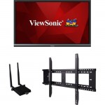 Viewsonic 65" ViewBoard 4K Ultra HD Interactive Flat Panel Bundle IFP6550-E1