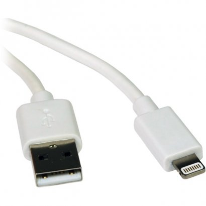 Tripp Lite 6ft (1.8M) White USB Sync / Charge Cable with Lightning Connector M100-006-WH