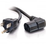 C2G 6ft 18 AWG Universal Right Angle Power Cord (NEMA 5-15P to IEC320C13R) 03152