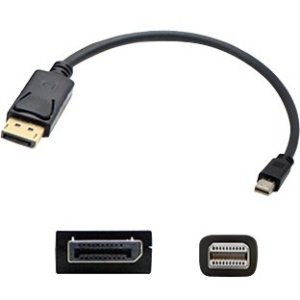 AddOn 6ft (2M) Mini-Displayport to Displayport Adapter - M/M MINIDP2DPMM6