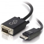 C2G 6ft DisplayPort Male to VGA Male Adapter Cable - Black 54332