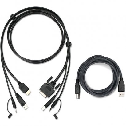 Iogear 6ft HDMI to DVI, USB KVM Cable Kit with Audio (TAA) G2L7H02UTAA3