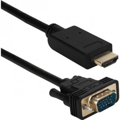 QVS 6ft HDMI to VGA Video Converter Cable XHDV-06