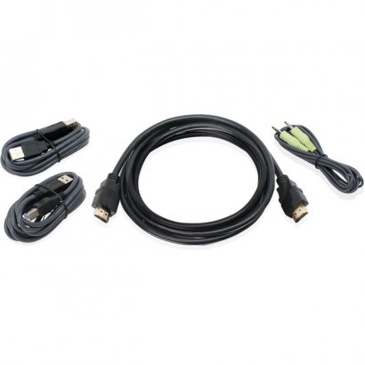 Iogear 6ft HDMI, USB KVM Cable Kit with Audio (TAA) G2L802UTAA3