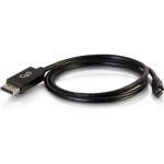 C2G 6ft Mini DisplayPort to DisplayPort Adapter Cable M/M - Black 54301