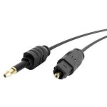 StarTech 6ft Toslink to Mini Digital Optical SPDIF Audio Cable THINTOSMIN6