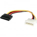 StarTech 6in 4 Pin Molex to SATA Power Cable Adapter SATAPOWADAP