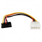 StarTech 6in 4 Pin Molex to Right Angle SATA Power Cable Adapter SATAPOWADAPR