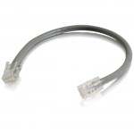 6in Cat5e Non-Booted Unshielded (UTP) Network Patch Cable - Gray 00941