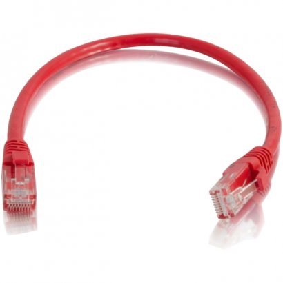 C2G 6in Cat5e Snagless Unshielded (UTP) Network Patch Cable - Red 00935