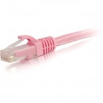 C2G 6in Cat6 Snagless Unshielded (UTP) Network Patch Cable - Pink 00960