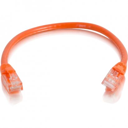 C2G 6in Cat6 Snagless Unshielded (UTP) Network Patch Cable - Orange 00957