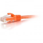 C2G 6IN Cat6a Snagless Unshielded (UTP) Network Patch Ethernet Cable-Orange 50835
