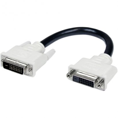 StarTech 6in DVI-D Dual Link Digital Port Saver Extension Cable M/F DVIDEXTAA6IN