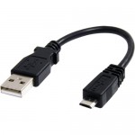 StarTech 6in Micro USB Cable - A to Micro B UUSBHAUB6IN