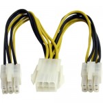 StarTech 6in PCI Express Power Splitter Cable PCIEXSPLIT6