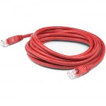 AddOn 6in RJ-45 (Male) to RJ-45 (Male) Straight Red Cat5e UTP PVC Copper Patch Cable ADD-0-5FCAT5E