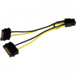 StarTech 6in SATA Power to 6 Pin PCI Express Video Card Power Cable Adapter SATPCIEXADAP