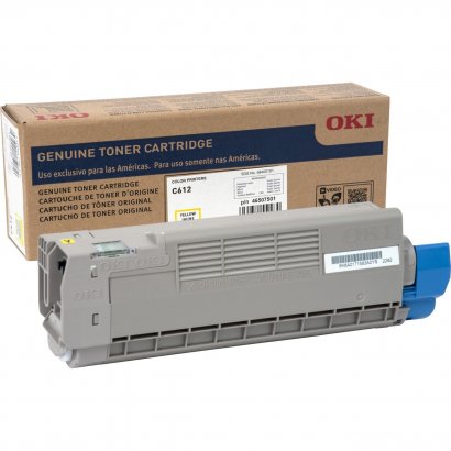 Oki 6K Yellow Toner for C612 46507501