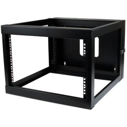 StarTech.com 6U 22in Depth Hinged Open Frame Wall Mount Server Rack RK619WALLOH