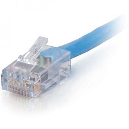 C2G 7 ft Cat6 Non Booted Plenum UTP Unshielded Network Patch Cable - Blue 15280