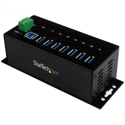StarTech.com 7 Port Industrial USB 3.0 Hub - ESD and Surge Protection ST7300USBME