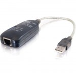 C2G 7.5in USB 2.0 Fast Ethernet Network Adapter for Laptops 39998