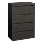 HON 700 Series Four-Drawer Lateral File, 36w x 19-1/4d, Charcoal HON784LS