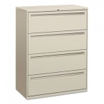 HON 700 Series Four-Drawer Lateral File, 42w x 19-1/4d, Light Gray HON794LQ