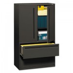 HON 700 Series Lateral File w/Storage Cabinet, 42w x 19-1/4d, Charcoal HON795LSS