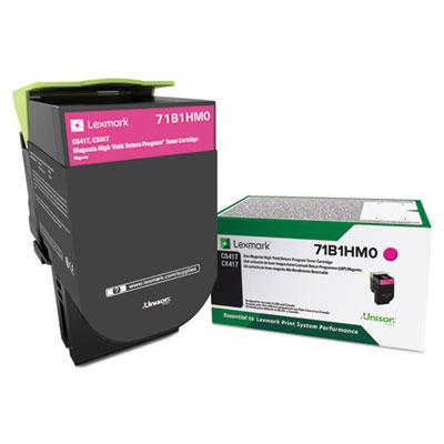 Lexmark 71B1HM0 High-Yield Toner, Magenta LEX71B1HM0