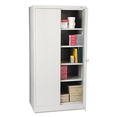 Tennsco 72" High Standard Cabinet, 36w x 24d x 72h, Light Gray TNN1480LGY