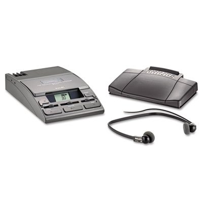 Philips 720-T Desktop Analog Mini Cassette Transcriber Dictation System w/Foot Control PSPLFH072052