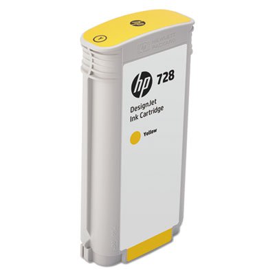 HP 728 Yellow Original Ink Cartridge,130 mL HEWF9J65A