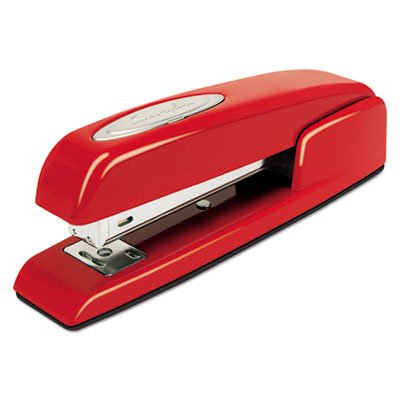 Swingline S7074736E 747 Business Full Strip Desk Stapler, 20-Sheet Capacity, Rio Red SWI74736