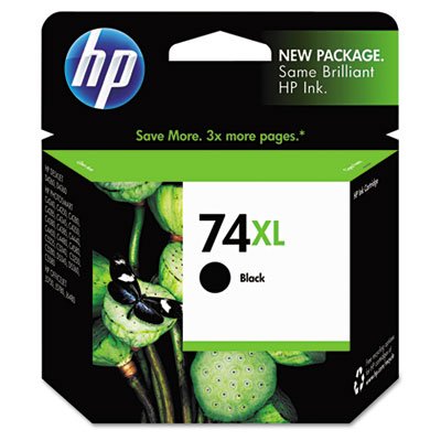 HP 74XL, High Yield Black Original Ink Cartridge HEWCB336WN