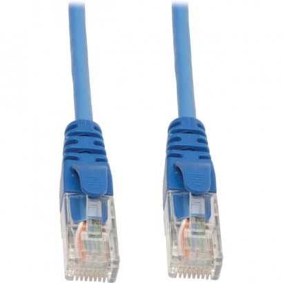 Tripp Lite 75-ft Cat5e Plenum Rated Snagless Patch Cable, (RJ45 M/M ) - Blue N003-075-BL-P