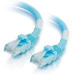 C2G 75ft Cat6a Snagless Unshielded (UTP) Network Patch Ethernet Cable-Aqua 50874