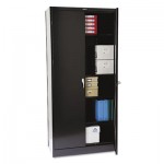 Tennsco 78" High Deluxe Cabinet, 36w x 18d x 78h, Black TNN1870BK