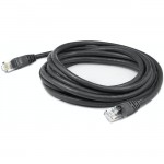AddOn 7ft RJ-45 (Male) to RJ-45 (Male) Straight Black Cat6A UTP PVC Copper Patch Cable ADD-7FCAT6A-BK