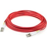 AddOn 7m LC (Male) to LC (Male) Red OM4 Duplex Plenum-Rated Fiber Patch Cable ADD-LC-LC-7M5OM4P-RD